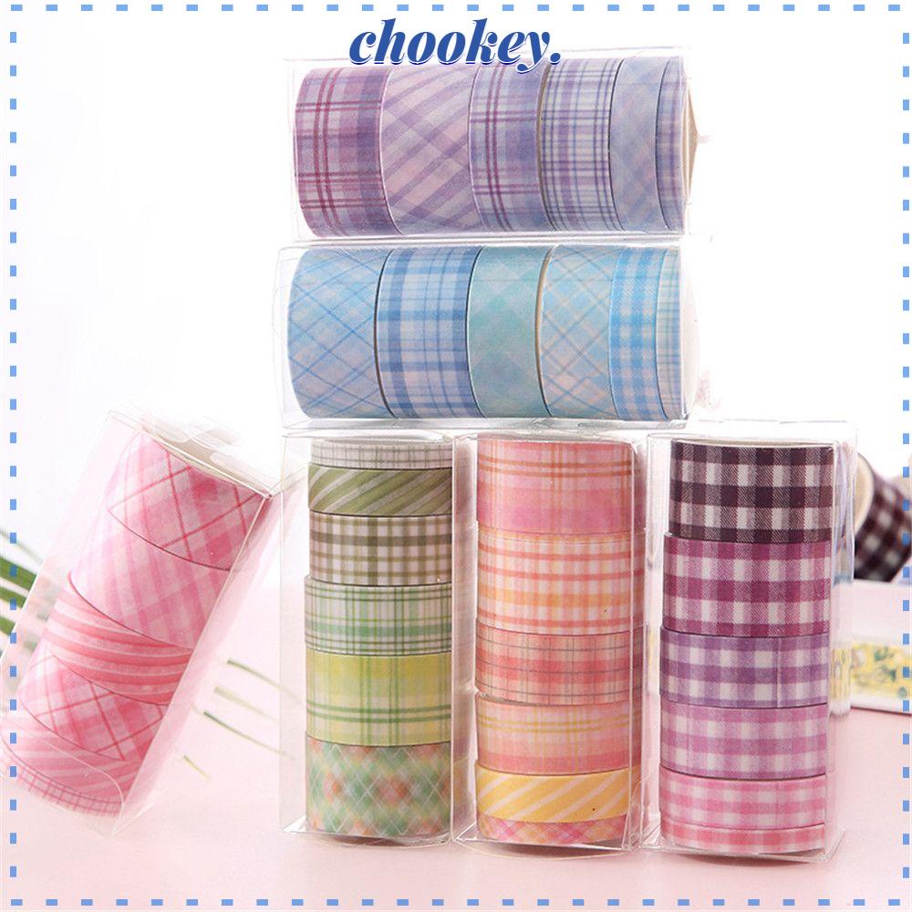 Hộp 6 Cuộn Băng Dính Washi Họa Tiết Hoạt Hình Dễ Thương