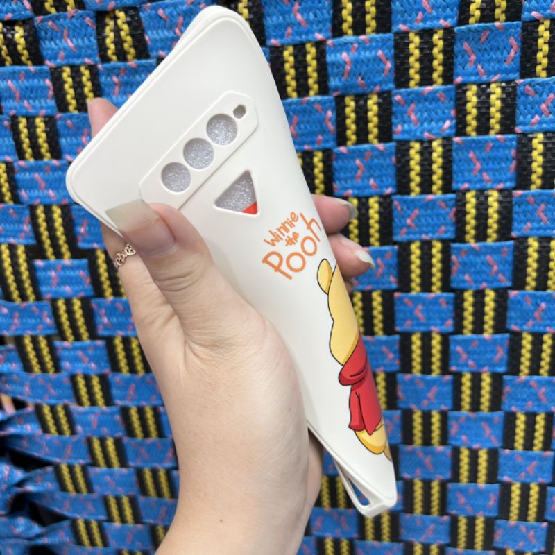 Ốp lưng Black shark 4 / 4S / 4 pro / 4S Pro dẻo hình gấu siêu dễ thương bảo vệ camera