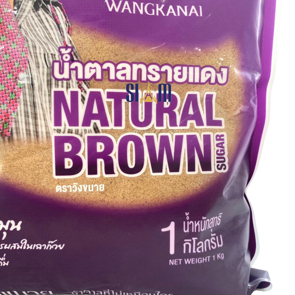 Đường Mía Thô Tự Nhiên Natural Brown Wangkanai Organic Thái Lan 1kg