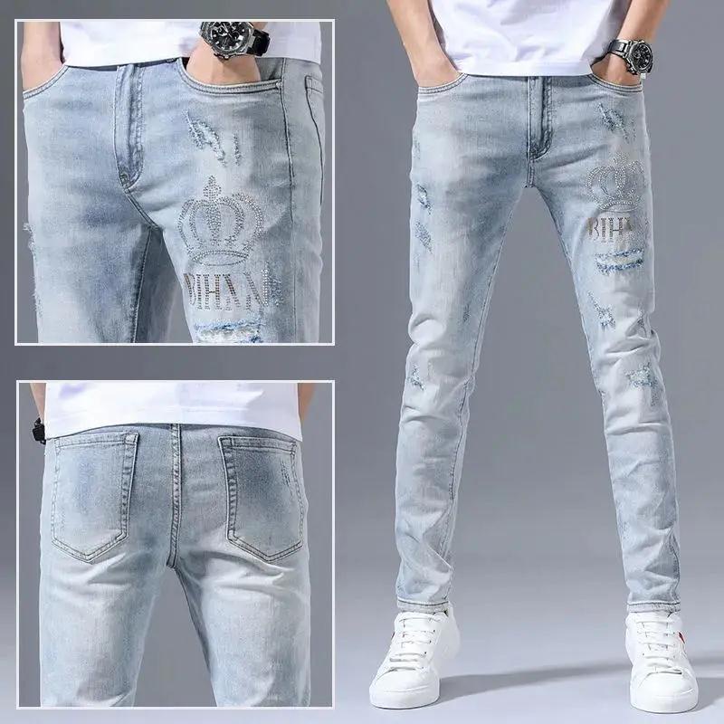 Quần Short jeans Rách Thời Trang Mùa Hè Cao Cấp Cho Nam