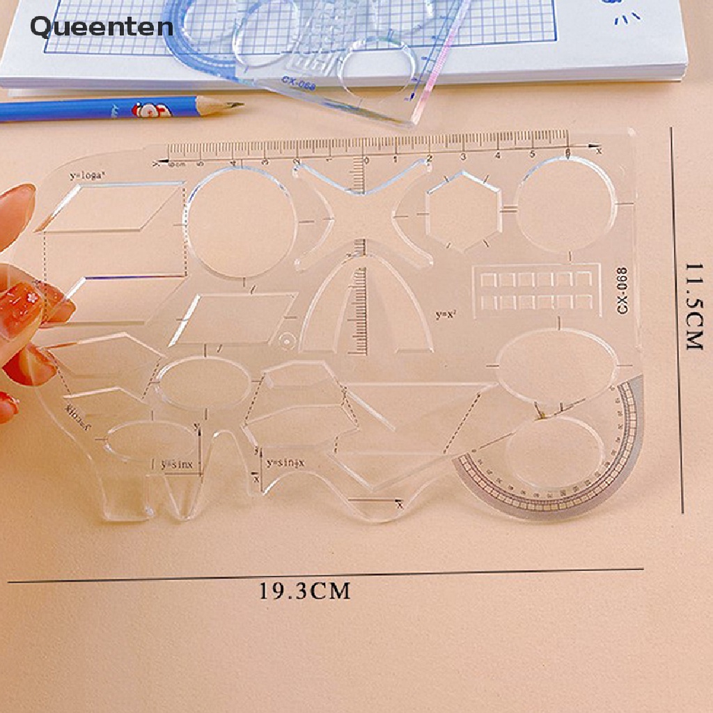 Thước Vẽ Hình Học Góc Queenten al QT