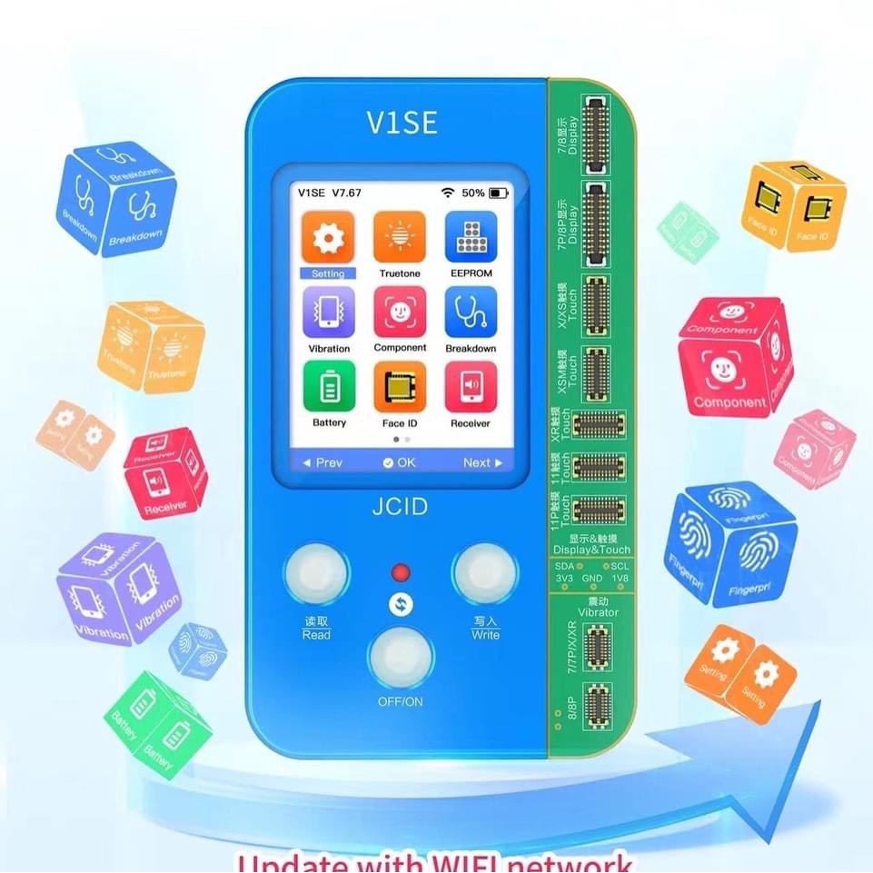 Mạch Fix dùng cho Box JCID V1se: Fix Pin - Fix Face - Fix Màn hình truetone Mới nhất Series 6G - 14PRM