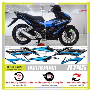 TEM RỜI WINNER X XANH ĐEN 8745