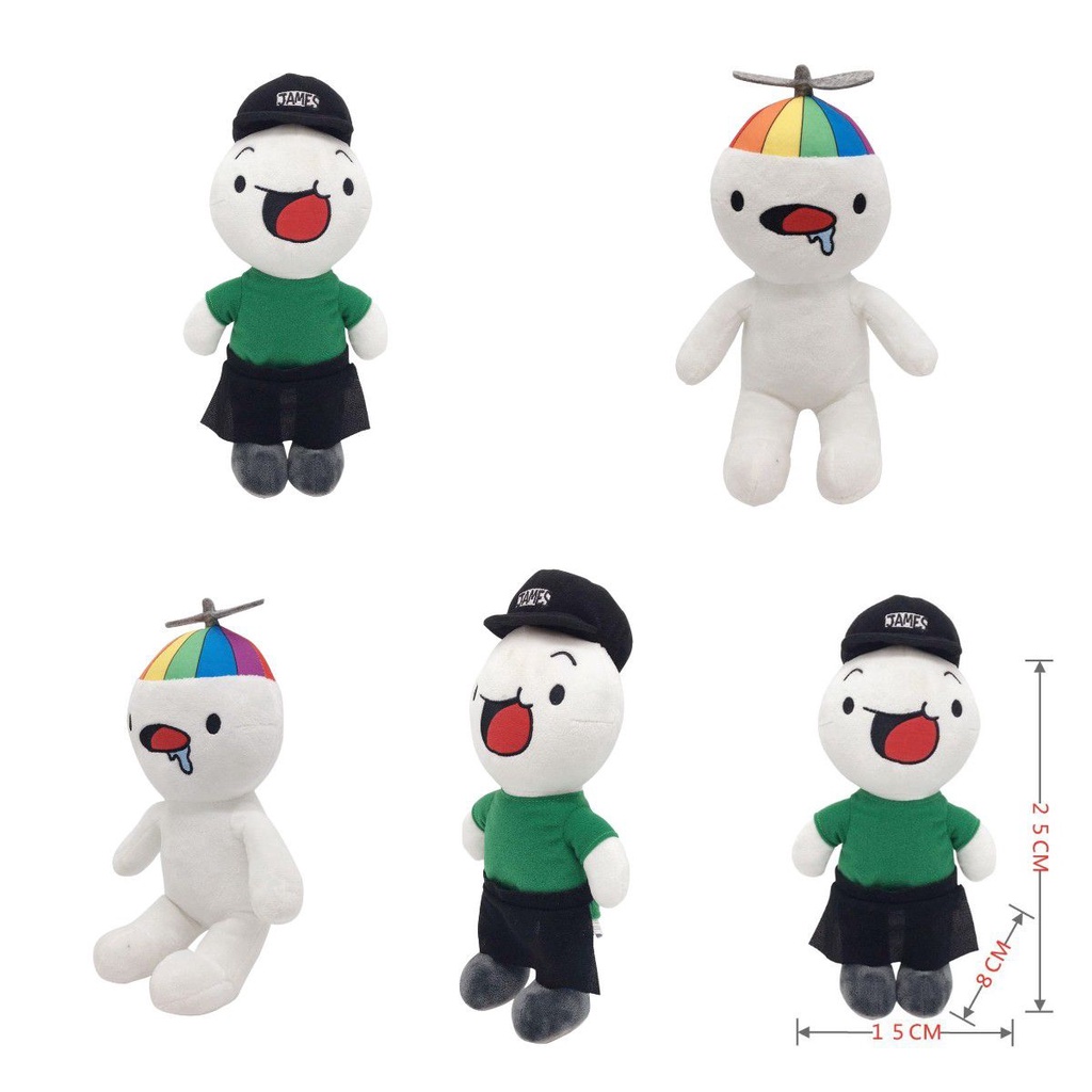 Thú Nhồi Bông Hình Động Vật Hoạt Hình 25cm