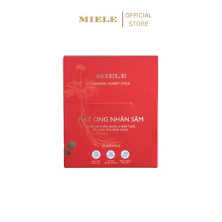 Hộp 15 gói stick Mật Ong Nhân Sâm bổ sung sữa ong chúa tiện lợi Miele 225g