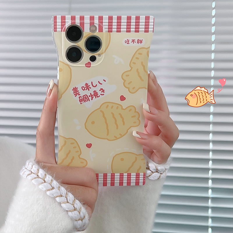 Ốp lưng iphone Ốp Điện Thoại Túi Hình Snack Hoạt Hình Cho iphone6 / 6splus / 7 / 7plus / 8 / 8plus / x / xs / 11 / 12 / 13 / 14 / pro / max / plus / promax