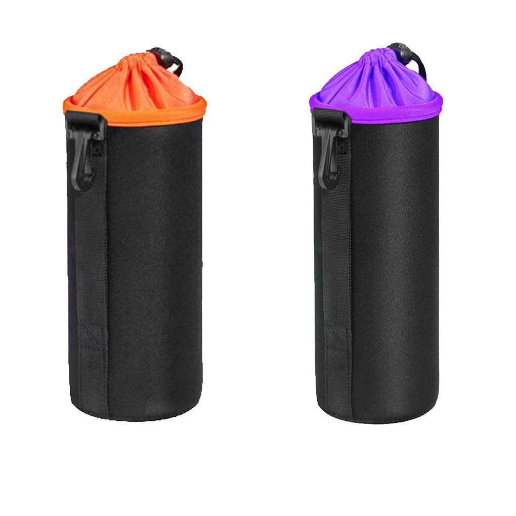 Túi Đựng Bảo Vệ Ống Kính Máy Ảnh 2 Màu Bằng Cao Su Tổng Hợp Dày Dặn Chống