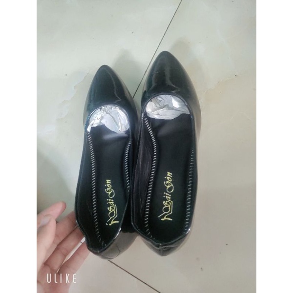 Giày Bệt Trơn Da Mềm