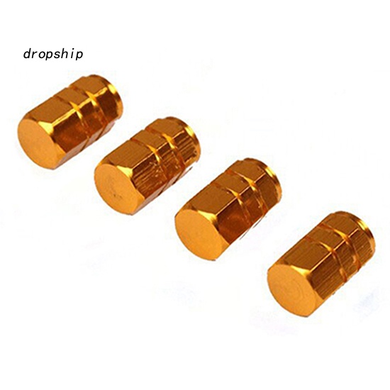 Set 4 Nắp Van Bánh Xe Hơi Bằng Hợp Kim Nhôm Thông Dụng