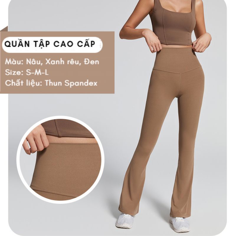 Quần Legging Thun Poly Tập GYM Pilate ❤️𝐇𝐀̀𝐍𝐆 𝐗𝐈̣𝐍❤️ Lulu Siêu Co Giãn Gen Bụng Nâng Mông Thể Thao Nữ 𝐆𝐘𝐌𝐒𝐓𝐎𝐑𝐄 2012