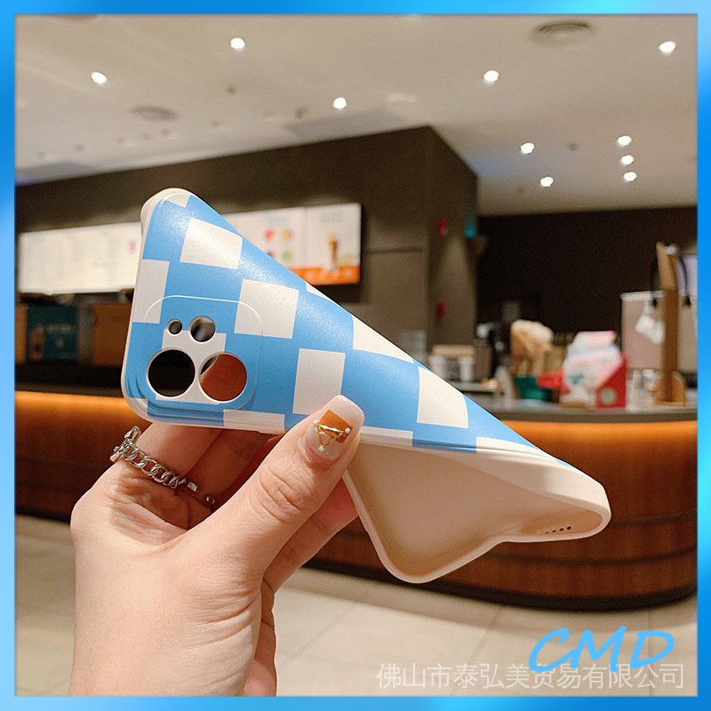 Ốp Điện Thoại Họa Tiết Kẻ Ô Cho iPhone 11 12 13promax 6 6plus 6s 6splus 7 7plus 8 8plus x xs xr xs max plus promax/-3085