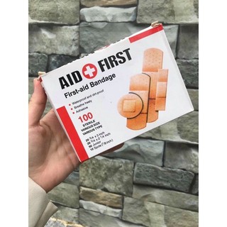 hộp băng cá nhân 100 miếng