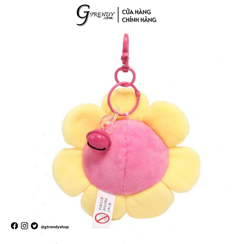 [Chính hãng Disney ] Móc khoá Hình gấu dâu hoa hướng dương full tag Gtrendy