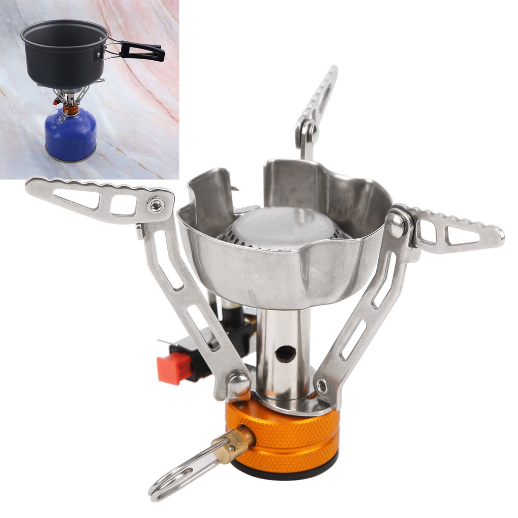 Có thể bán buôn Lò nướng cắm trại mini Bếp gas di động ngoài trời ga dã ngoại có thể gập lại được Vermont055 Hàng giao ngay