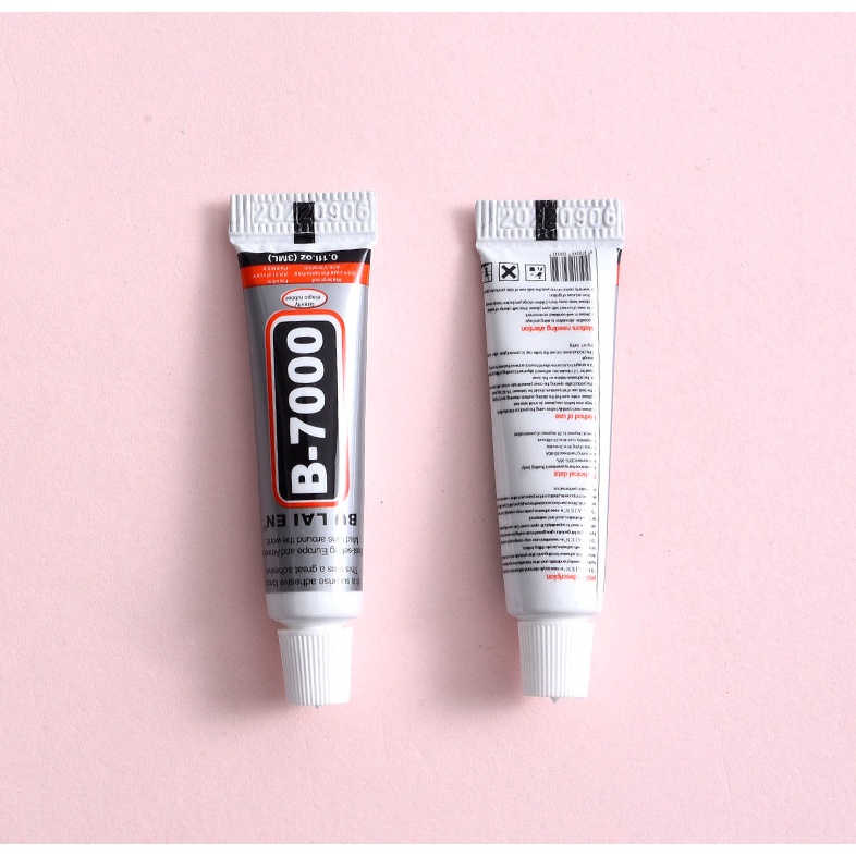 Keo dán nhựa, gỗ B 7000 chai 3ml, keo khô nhanh chuyên dán tiểu cảnh mô hình