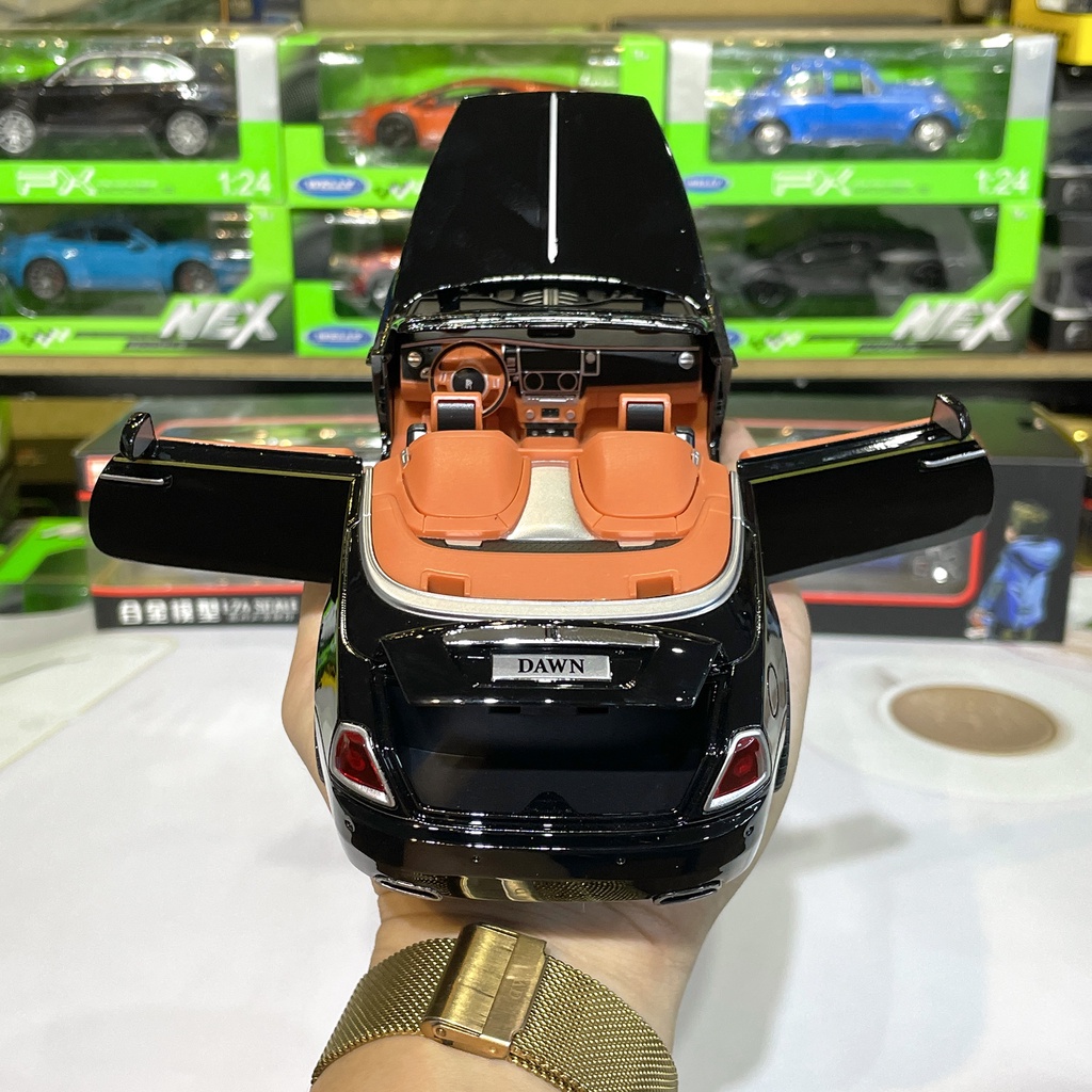 Mô hình xe ô tô hợp kim Rolls Royce Dawn mui trần tỉ lệ 1:24 hãng Newao 4 màu