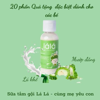 Sữa tắm lá lá cho bé yêu
