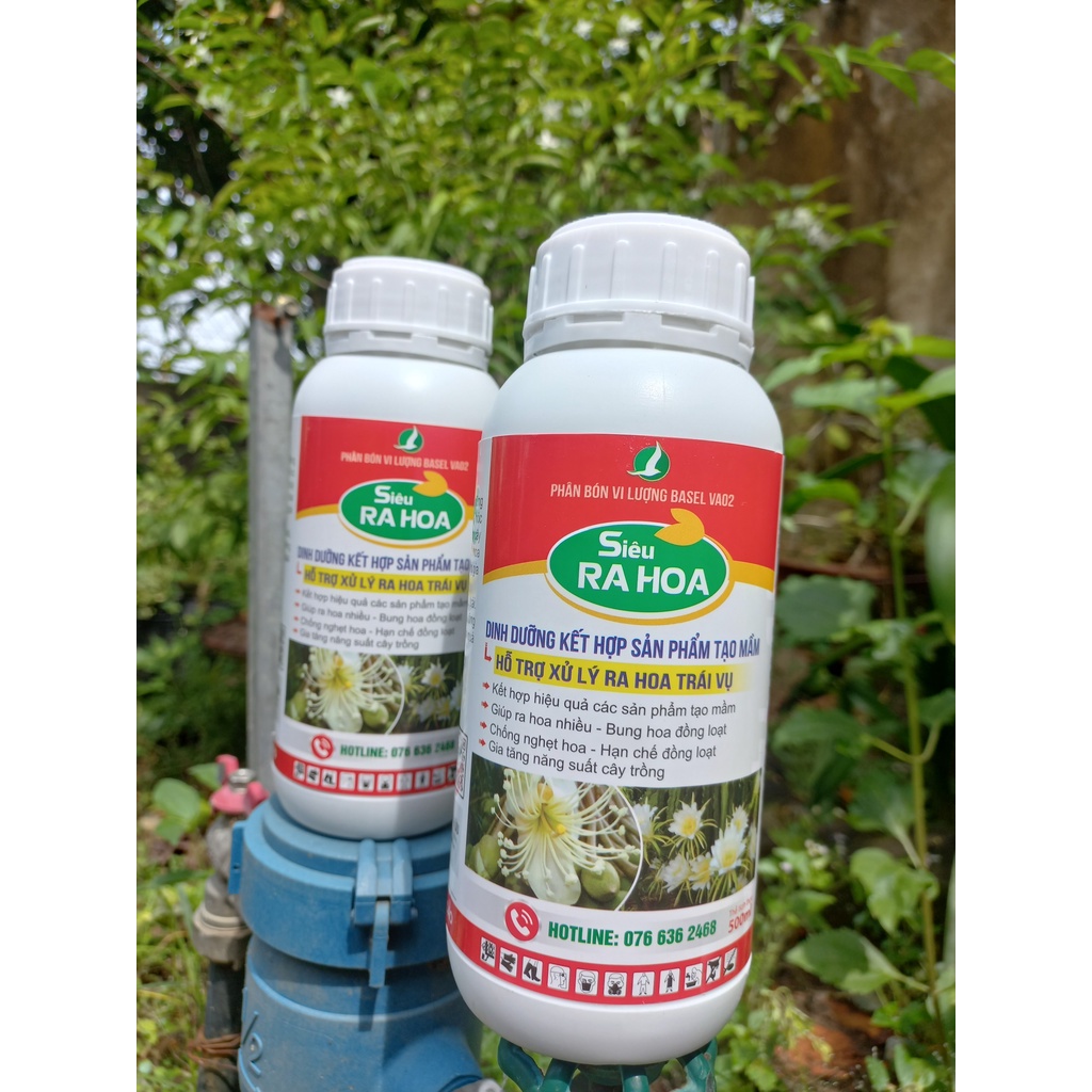 SIÊU RA HOA 500ML - PHÂN BÓN LÁ KÍCH THÍCH RA HOA, KÉO MẦM HOA RA MẠNH HƠN, ĐỒNG LOẠT