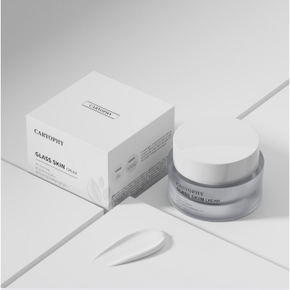 Kem Dưỡng Sáng Da Cấp Ẩm Caryophy Glass Skin Cream 50ml + Tẩy Trang Caryophy Glass Skin 300ml