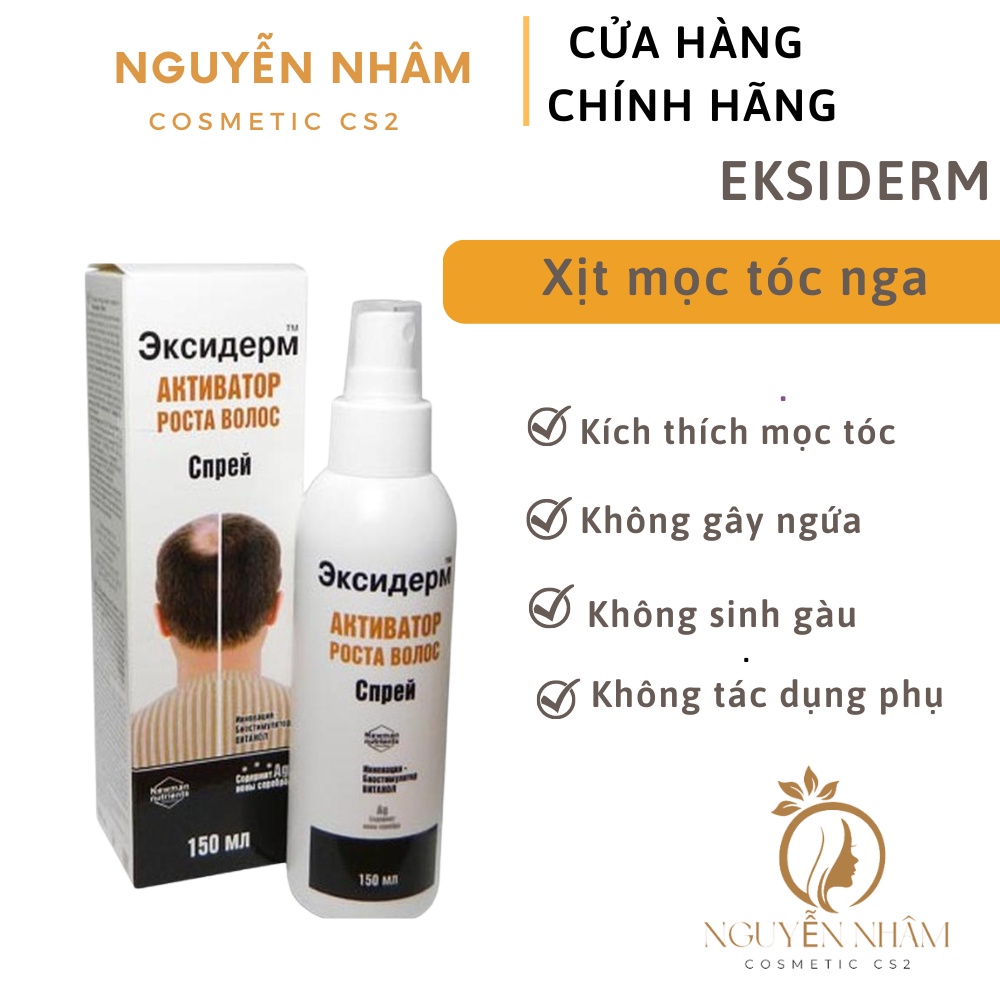 [CÓ BILL] Xịt Mọc Tóc 💖FREESHIP💖 Xịt Tóc EKSIDERM MọcTóc Hói Tóc Rụng của Nga