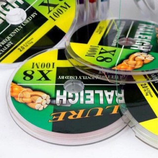 Dây dù câu cá lure raleigh X8 7 màu
