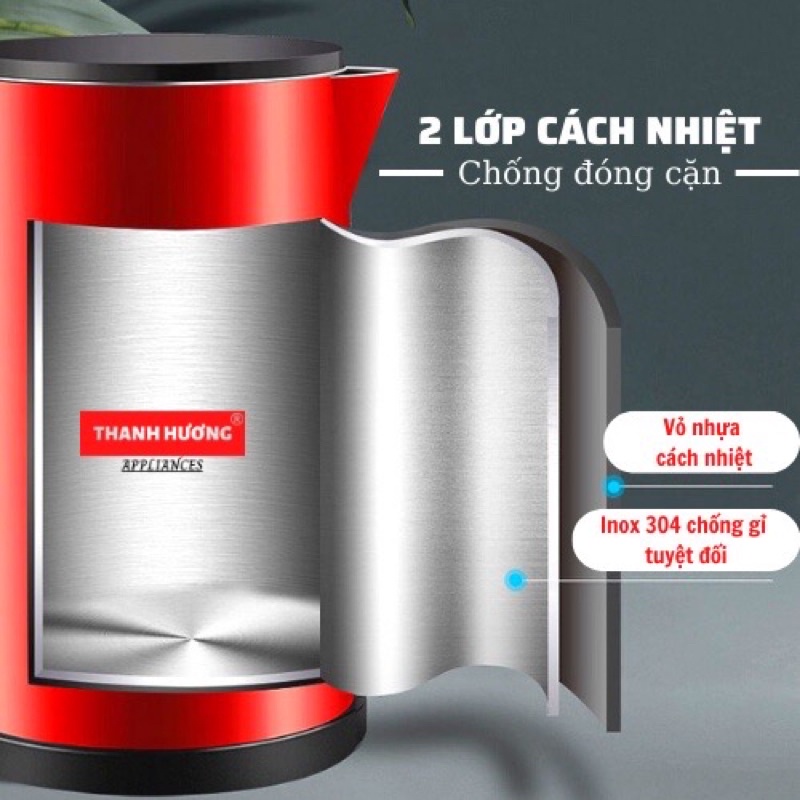ẤM SIÊU TỐC 2 LỚP CUCKOO - ẤM ĐUN NƯỚC SIÊU TỐC 2,5L