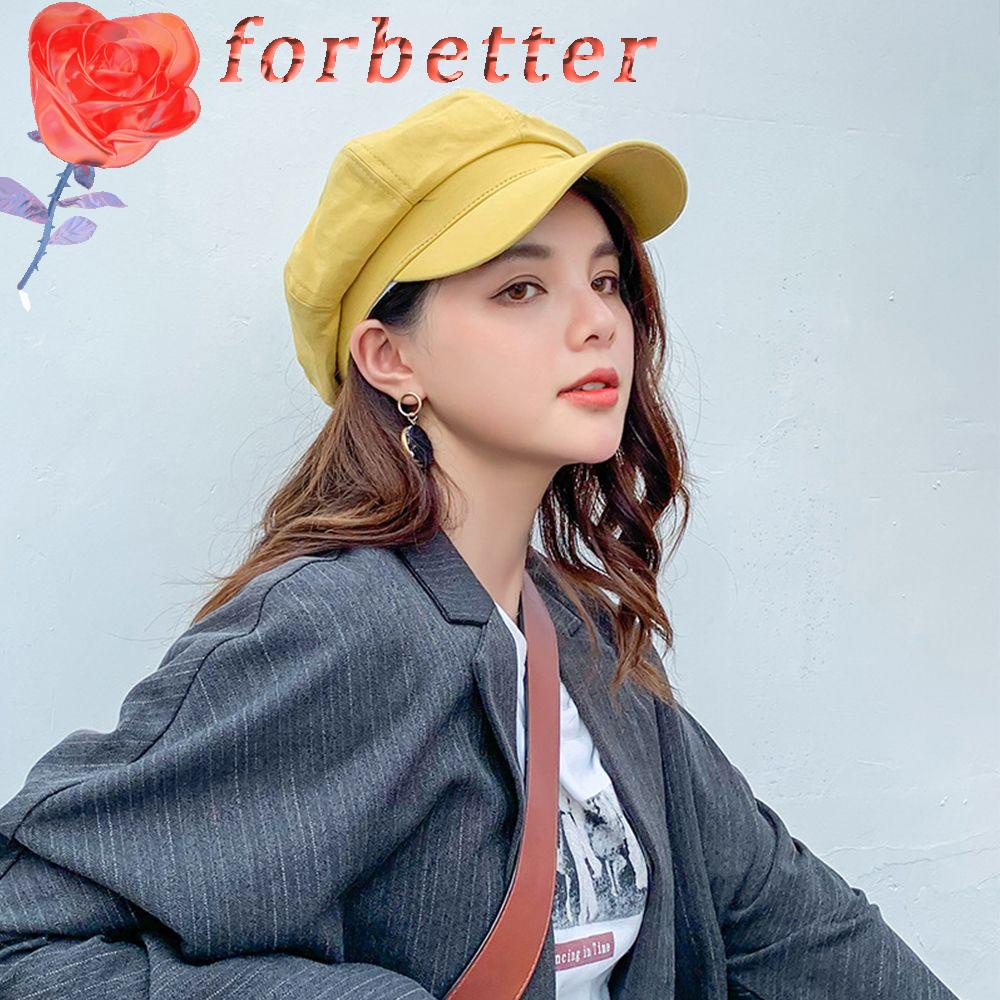 Mũ Beret Phong Cách Hàn Quốc Màu Sắc Đơn Giản Thời Trang Thu Đông Cho Nữ