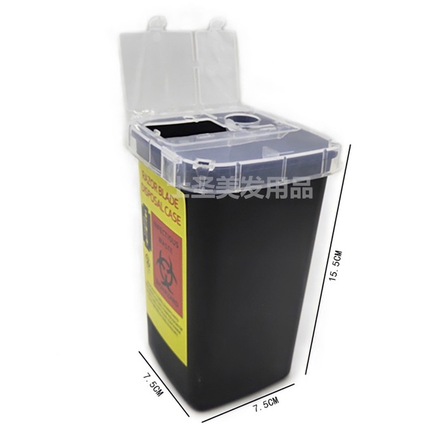 ❌GIÁ SỈ❌ Hộp nhựa đựng dao lam đã sử dụng chuyên dùng cho salon tóc nam nữ,barbershop