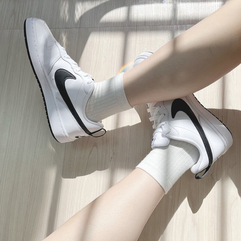 Giày Nike Court Borough Low 2 GS White Black