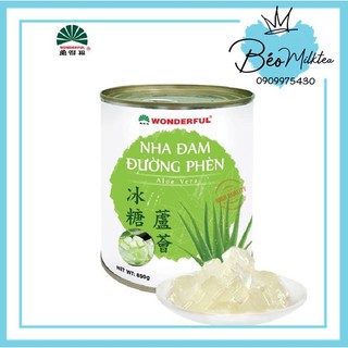 Nha đam đường phèn Wonderful lon 870g