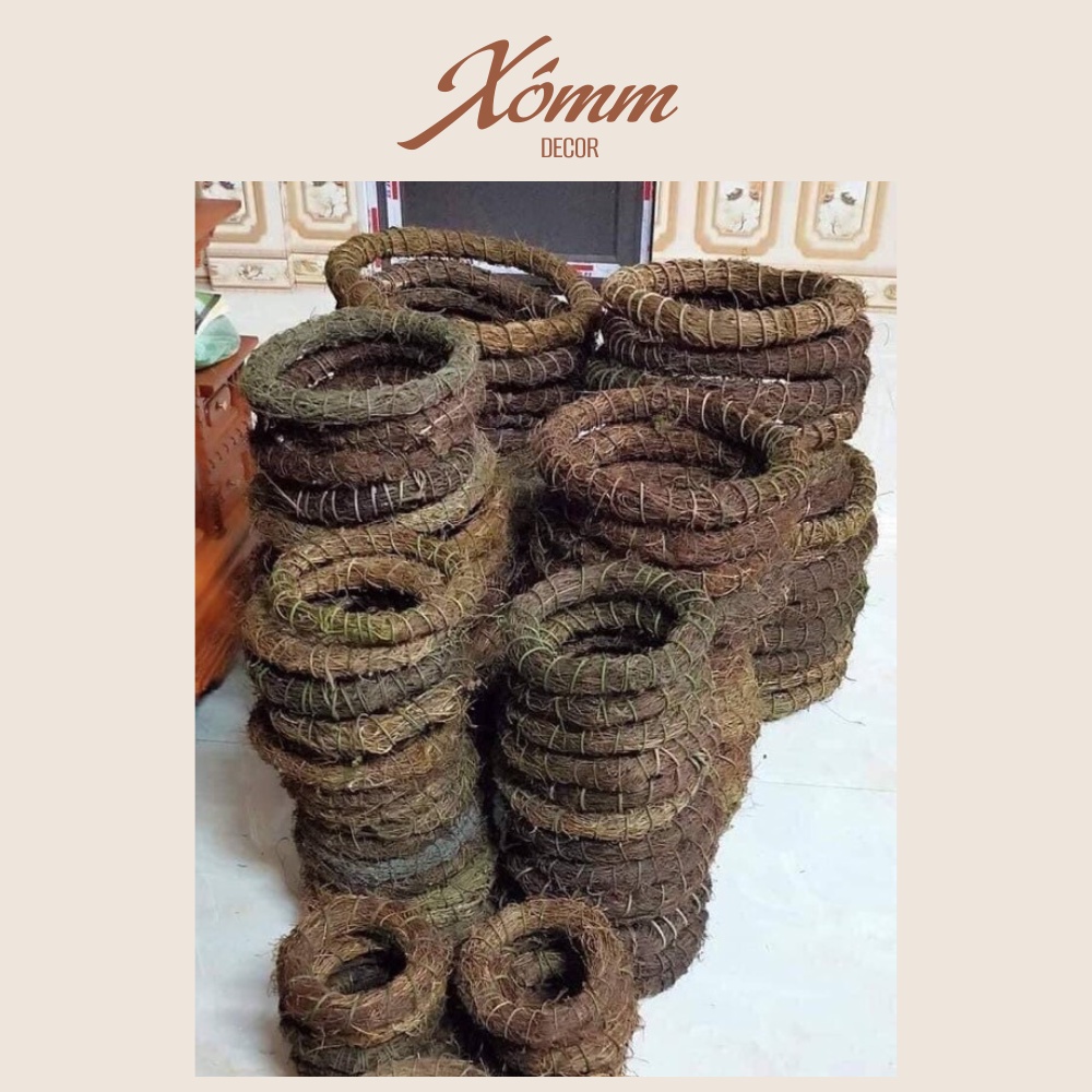 Vòng dây rừng handmade làm vòng nguyệt quế , vòng hoa treo cửa trang trí giáng sinh, đủ size