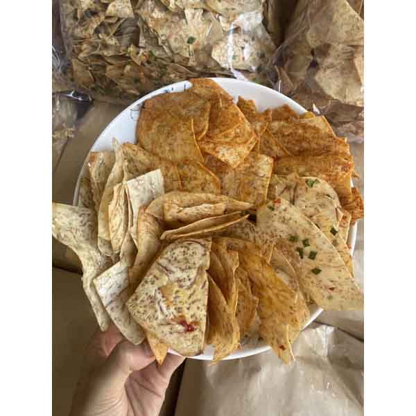 Khoai Môn sấy mắm hành giòn tan  - đặc sản Đà Lạt 500g