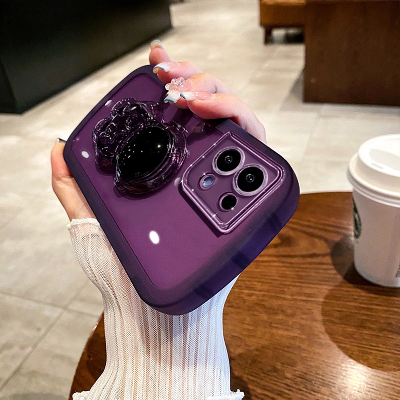 Ốp Điện Thoại Có Giá Đỡ Hình Phi Hành Gia Cho Realme 7i C17 C11 Realme 10 4G C20 C21Y C25Y C25 C12 Realme 9i Realme GT 5G GT NEO