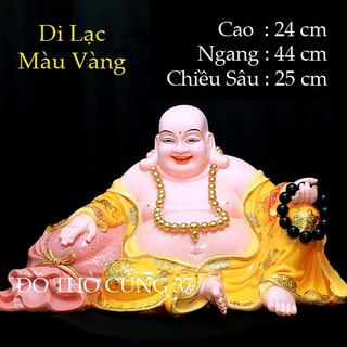 Tượng phật di lạc áo vàng cao cấp