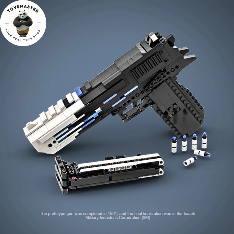 Đồ Chơi Lắp Ráp Kiểu Lego Súng Mô Hình Desert Eagle Black Ice PUBG CSGO Với 900+ Mảnh Ghép, Phiên Bản Của Kevin183
