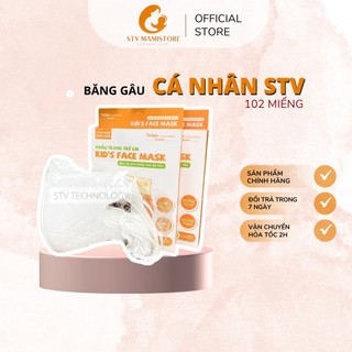 10 khẩu trang trẻ em cao cấp - kid's face mask hiệu tulips kháng khuẩn 4 lớp chống bụi mịn, thoáng khí
