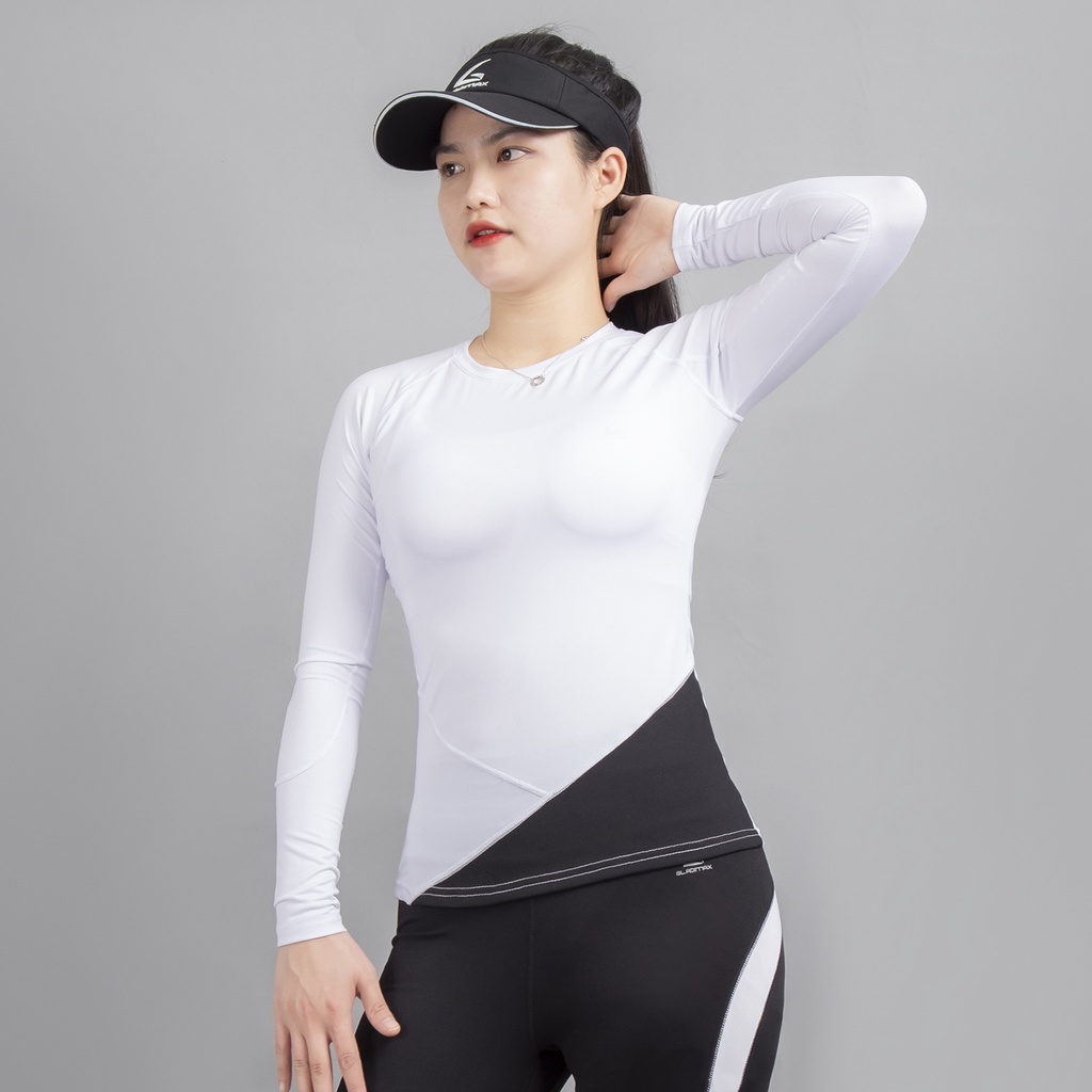 Áo thể thao Gladimax Profitness A15 dài tay kiểu dáng slim fit tôn body tôn dáng