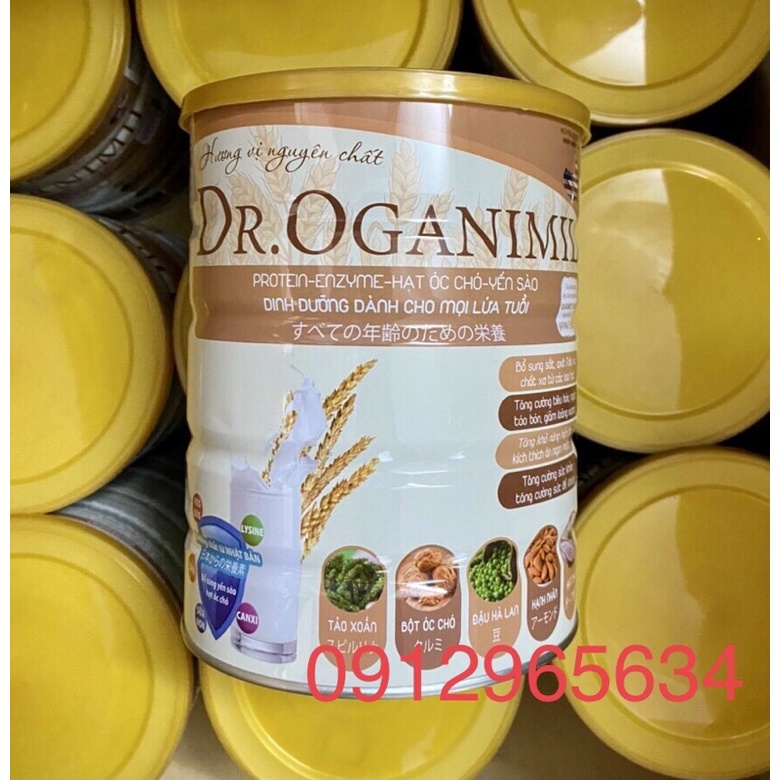 SỮA HẠT DINH DƯỠNG DR.OGANIMIL 800g bổ sung dinh dưỡng tăng đề kháng nhuận tràng hỗ trợ tiểu đường tốt cho tiêu hoá