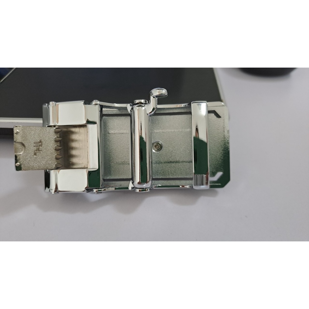 Mặt khóa dây nịt Nam da cá sấu thật 100% - Đầu khóa thắt lưng Hợp kim cao cấp