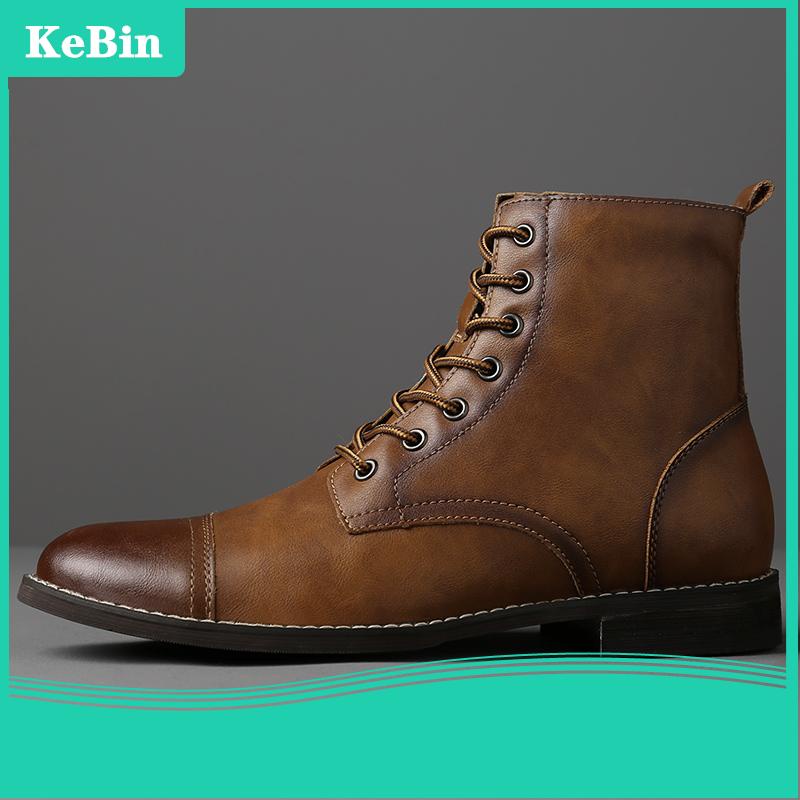 Giày Bốt Da Thời Trang Dành Cho Nam Size 39-48 Size 48