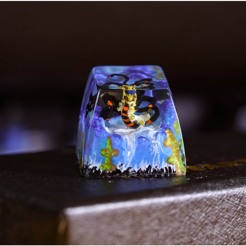 Keycap Giratina Pokemon, Nút bàn phím Pokemon đẹp, cực ngầu, phù hợp cho mọi bàn phím cơ tiêu chuẩn, SA profile
