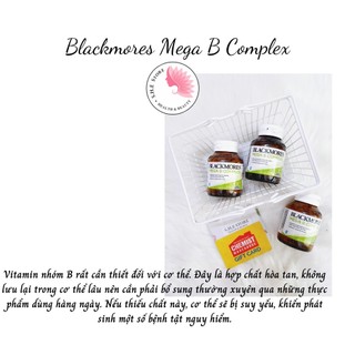 Viên uống bổ sung vitamin b blackmores mega b complex - 75 viên