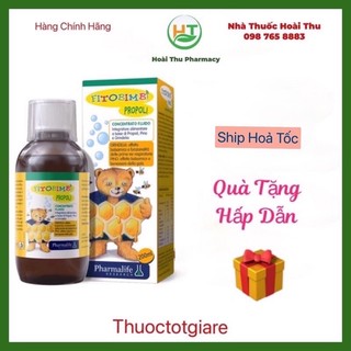[ Kèm Quà Tặng ] FitoBimBi Propoli - Siro Ho ,cảm cúm dùng cho trẻ từ 6 tháng - Italy