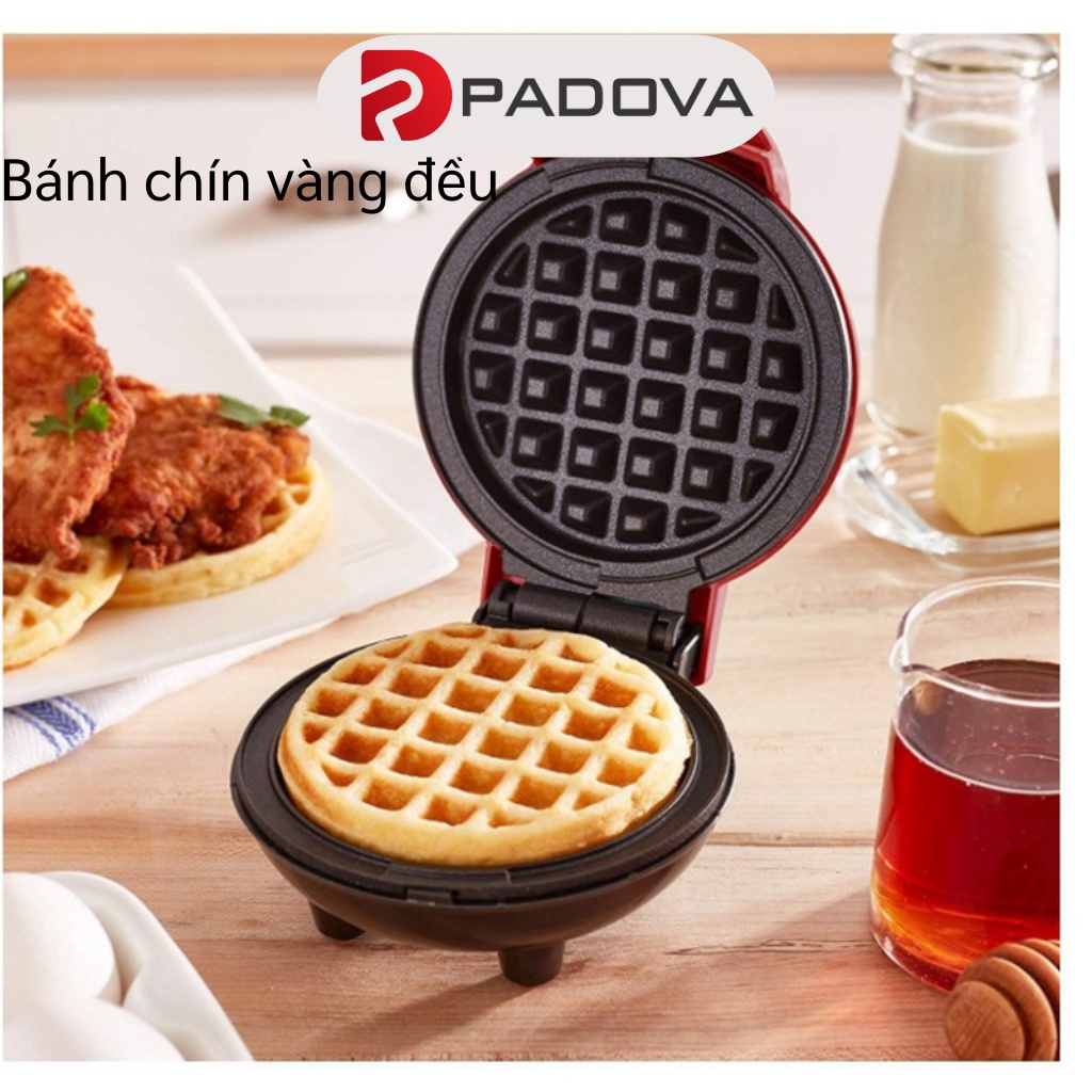 [TẶNG CHỔI QUÉT DẦU] Máy Nướng Bánh Tổ Ong, Crepe PADOVA Cao Cấp 8409