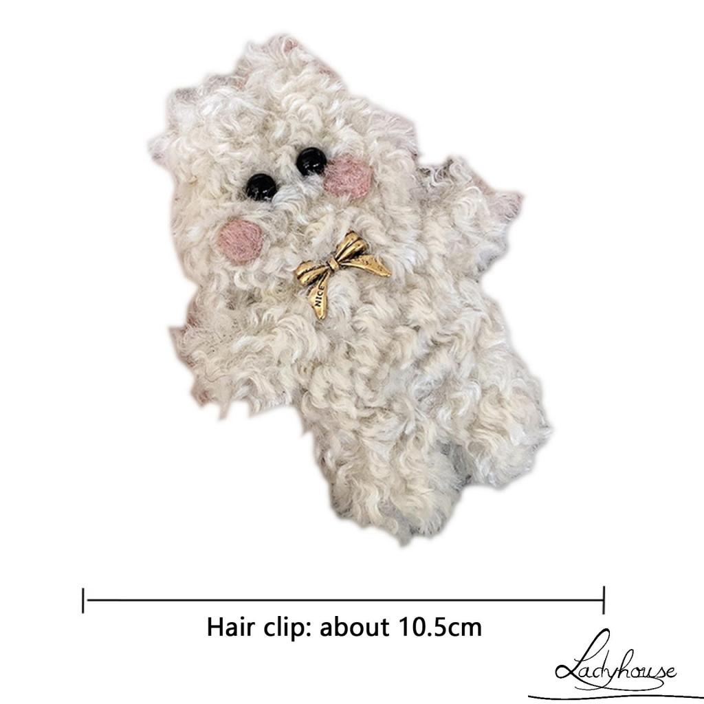 Kẹp Tóc Dạng Thú Nhồi Bông Lớn Họa Tiết Hoạt Hình Dễ Thương Cho Nữ