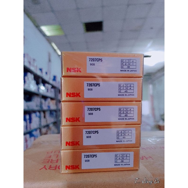 Vòng bi CAO TỐC P5 NSK/NACHI  7200-7201-7202-7203-7204-7205-7206-7207-7208-7209