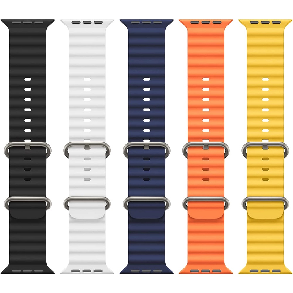 Dây Đeo Đồng Hồ Bằng Silicone Cho Apple watch Series 8 7 SE 6 5 4 3 Ultra iwatch 40mm 44mm 41mm 45mm 49mm