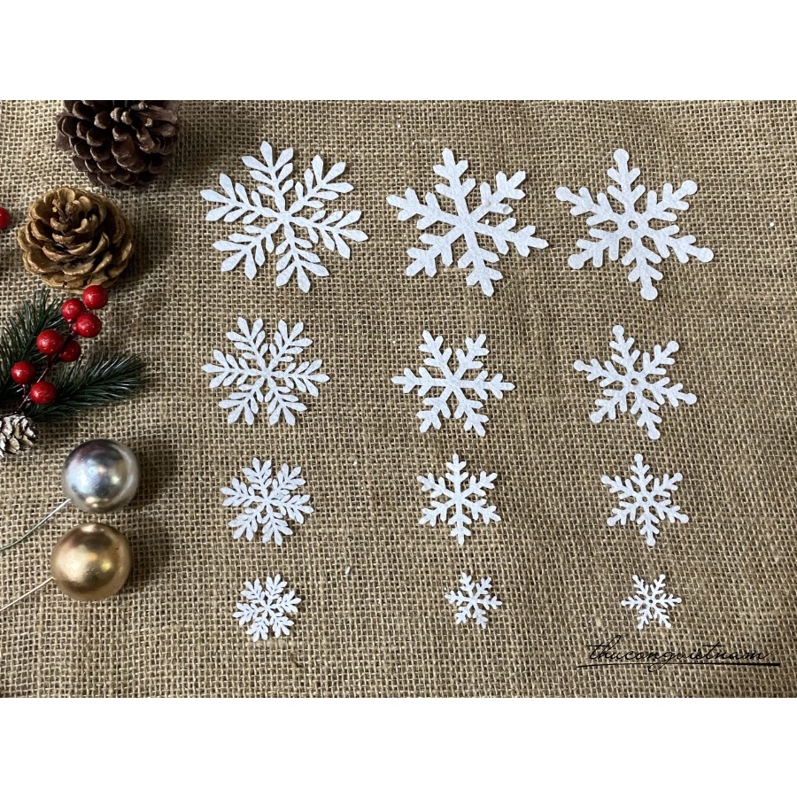 Bông tuyết vải nỉ