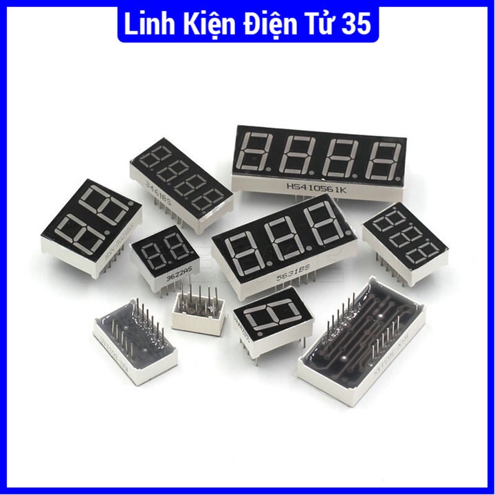 Sản phẩm LED 7 thanh 0.56inch Katot chung ánh sáng đỏ để hiển thị thông số chất lượng giá tốt