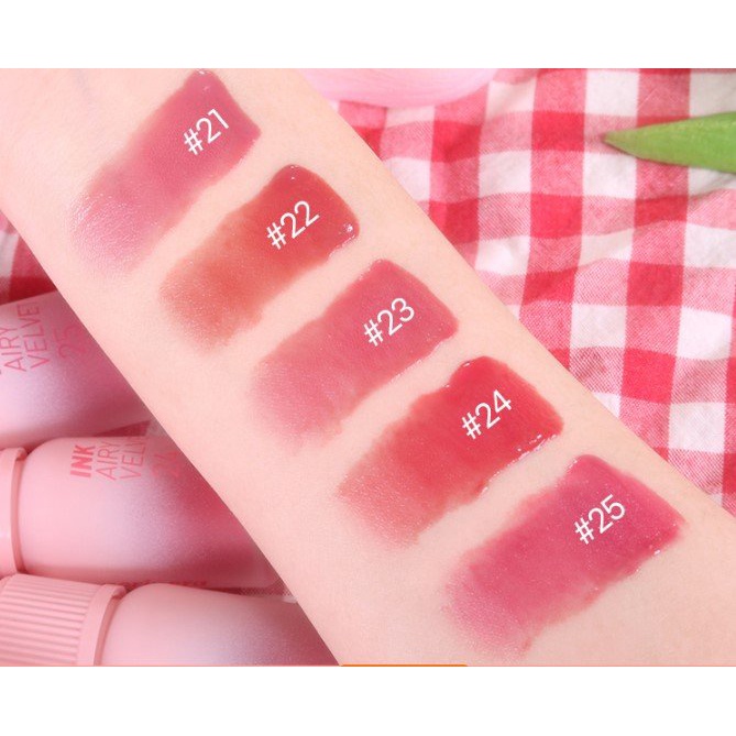 Son Ink Airy 24 Heavenly Peach Hồng Đào Kem Lì Peripera Ink Airy Velvet Lip Tint Mới Nhất 4g